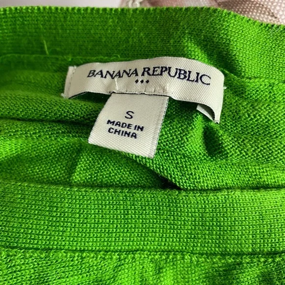 BANANA REPUBLIC Cropped Cardigan 100% Cotton - Picture 6 of 6